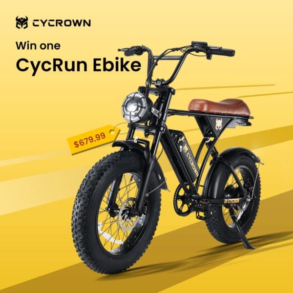 WIN a CycRun Ebike