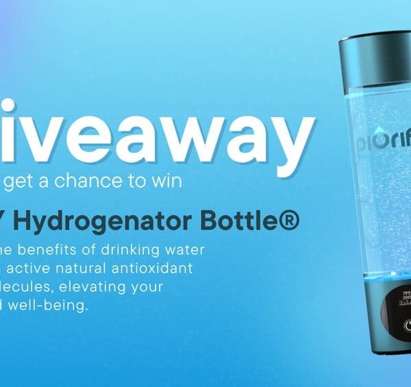 WIN a PIURIFY Hydrogenator Bottle