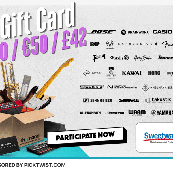 WIN A Sweetwater Gift Card Or Thomann Voucher