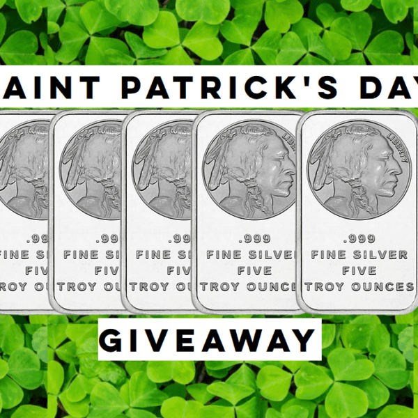 WIN A 5 Oz Silver Bar